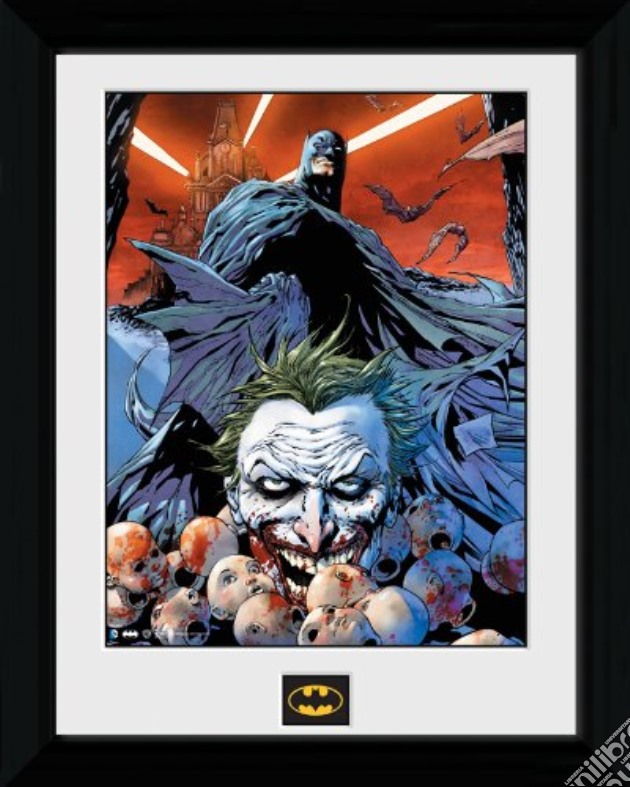 Batman Comic - Joker Defeated - Framed Photo 30x40 Cm gioco