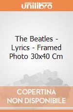 The Beatles - Lyrics - Framed Photo 30x40 Cm gioco