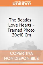 The Beatles - Love Hearts - Framed Photo 30x40 Cm gioco