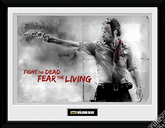 The Walking Dead - Rick - Framed Photo 30x40 Cm gioco