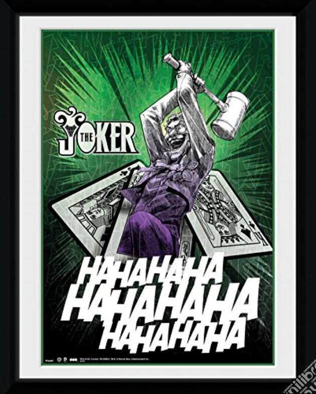 Batman Comic - Joker Cards (Foto In Cornice 20x15 Cm) gioco