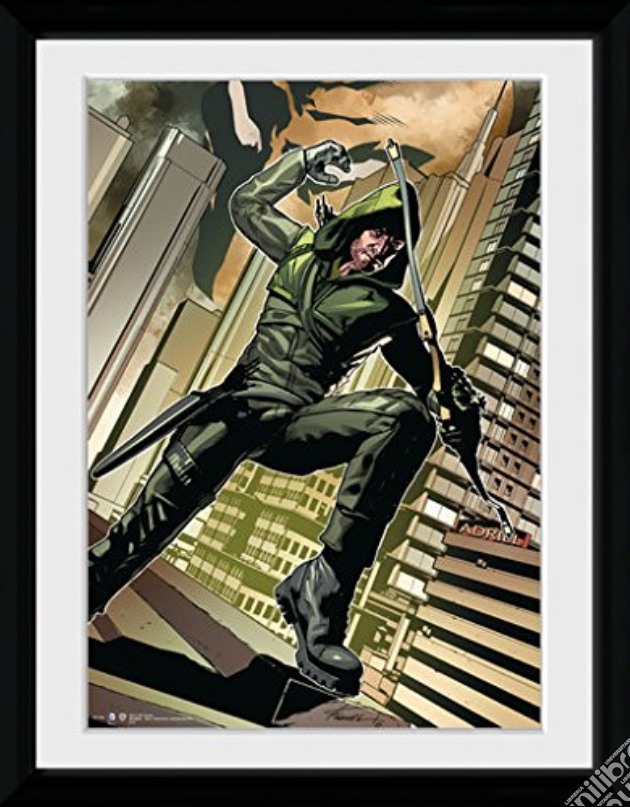 Arrow - Cover Green - Framed Photo 30x40 Cm gioco