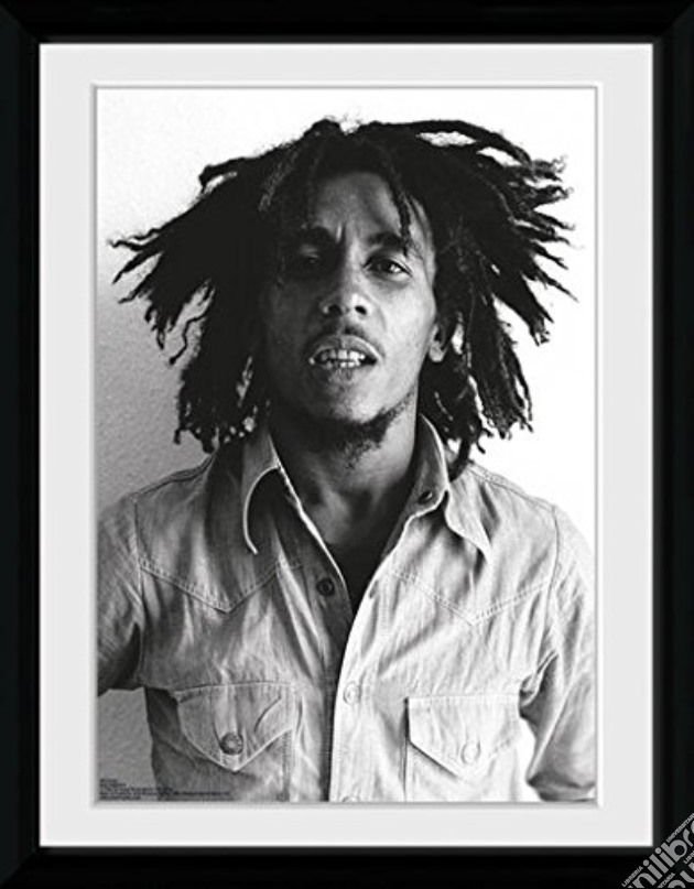 Bob Marley - One Love - Framed Photo 30x40 Cm gioco