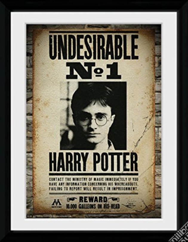 Harry Potter: Gb Eye - Undesirable No 1 (Framed Print 30x40 Cm / Stampa In Cornice) gioco