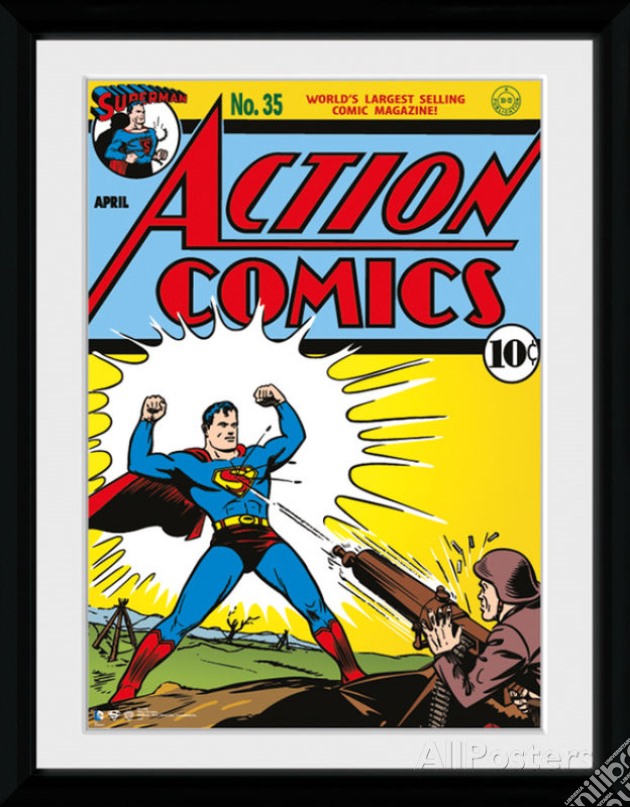 Superman - Comic - Framed Photo 30x40 Cm gioco