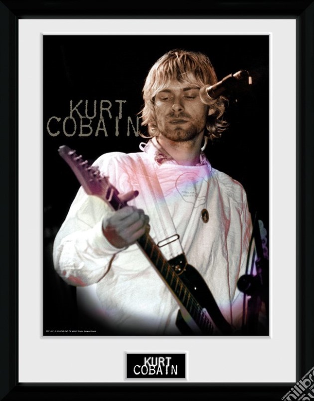 Kurt Cobain - Cook - Framed Photo 30x40 Cm gioco