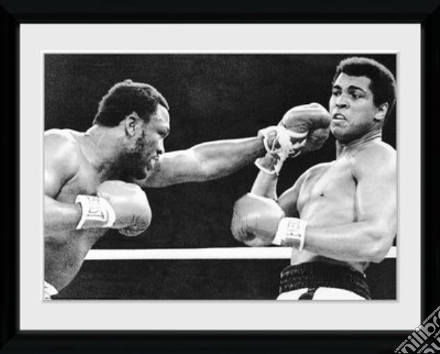 Muhammad Ali - Block - Framed Photo 30x40 Cm gioco