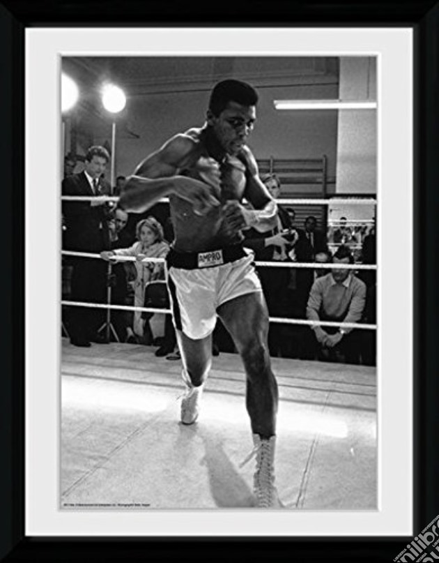 Muhammad Ali - Shadow Box - Framed Photo 30x40 Cm gioco