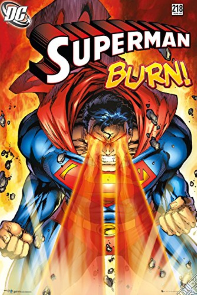 Dc Comics: Gb Eye - Superman - Burn (Poster Maxi 61x91,5 Cm) gioco di GB Eye