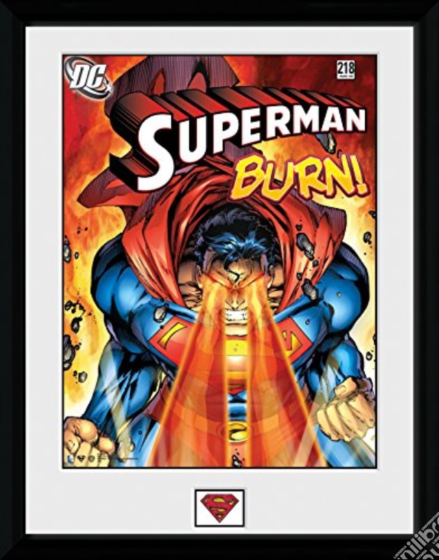Superman - Burn - Framed Photo 30x40 Cm gioco