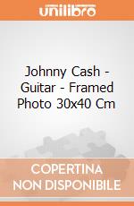 Johnny Cash - Guitar - Framed Photo 30x40 Cm gioco
