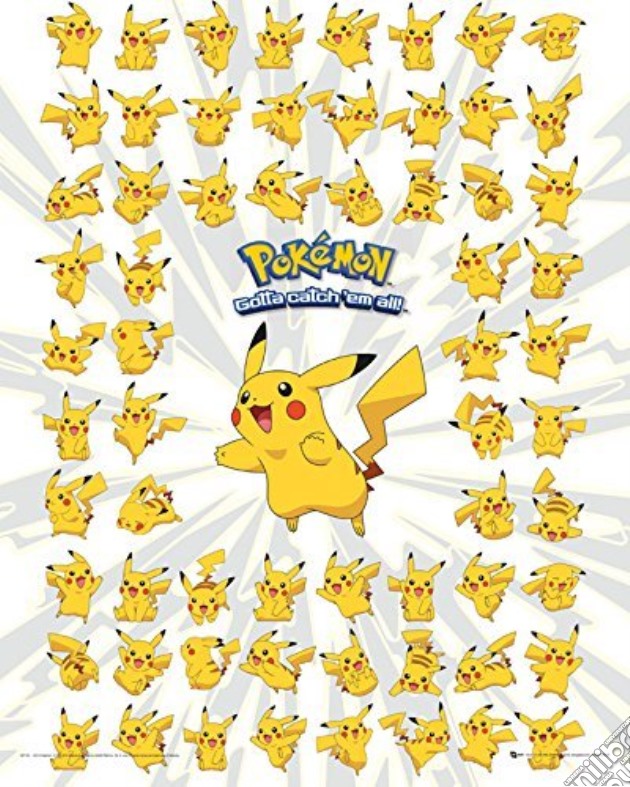 Pokemon - Pikachu (Poster Mini 40x50 Cm) gioco di GB Eye