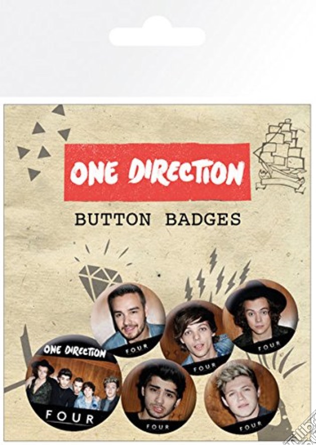 One Direction - Four (badge Pack) gioco