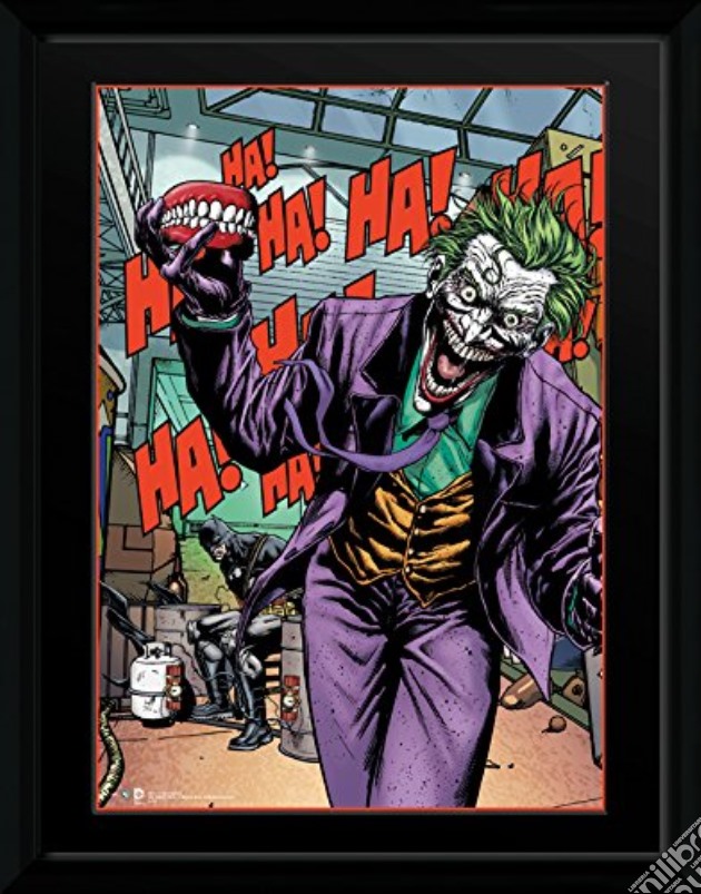 Dc Comics - Joker Teeth - Framed Photo 30x40 Cm gioco