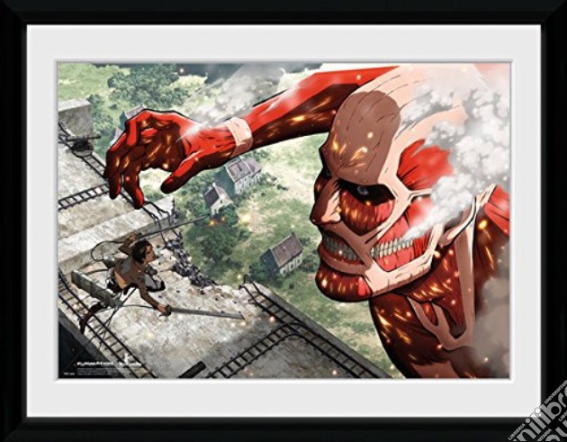 Attack On Titan - Titan - Framed Photo 30x40 Cm gioco