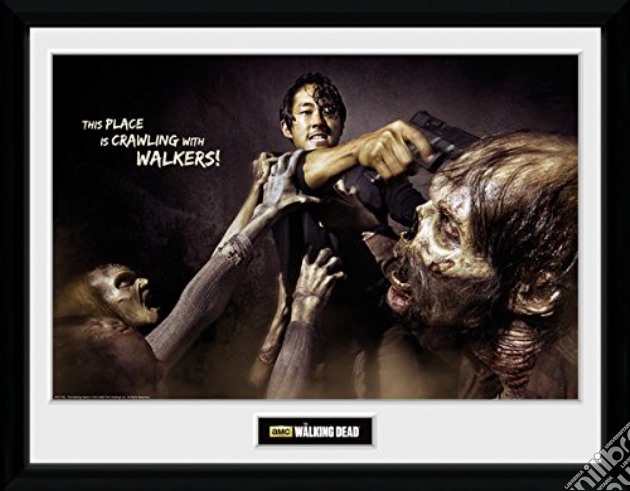 The Walking Dead - Glenn Attack - Framed Photo 30x40 Cm gioco
