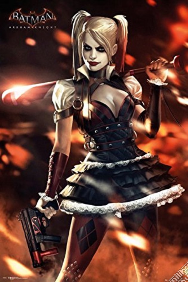 Batman Arkham Knight - Harley Quinn Fire (Poster Maxi 61x91,5 Cm) gioco di GB Eye