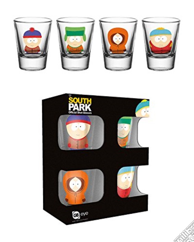 South Park - Boys (4 Bicchieri Piccoli) gioco di Import