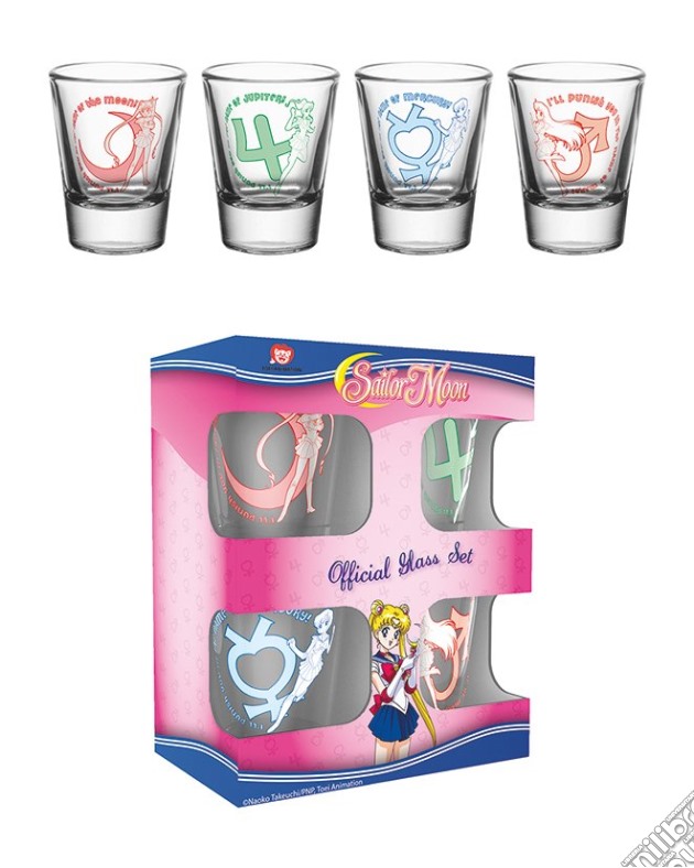 Sailor Moon: Characters (Set 4 Bicchieri Piccoli) gioco