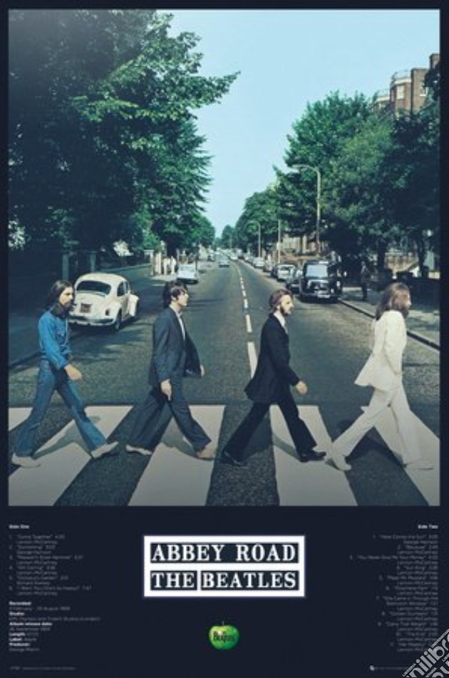 Beatles (The): Gb Eye - Abbey Road Tracks (Poster 91,5X61 Cm) gioco di GB Eye