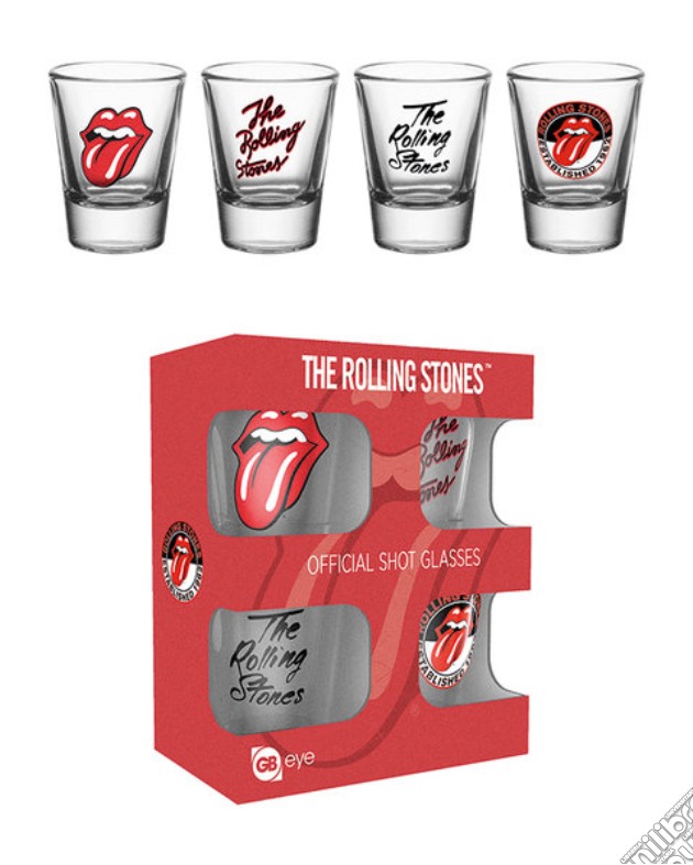 Rolling Stones - Mix (Set 4 Bicchieri) gioco