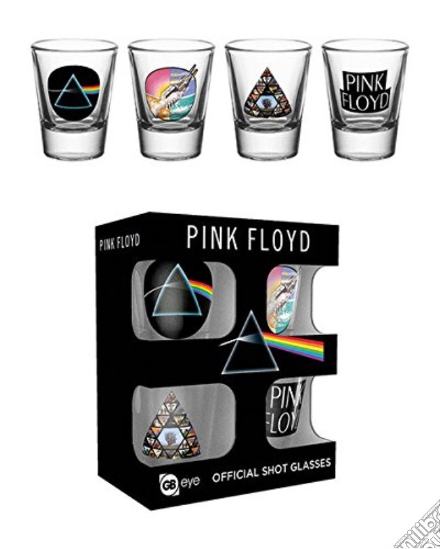 Pink Floyd - Mix (set 4 Bicchieri Piccoli) gioco