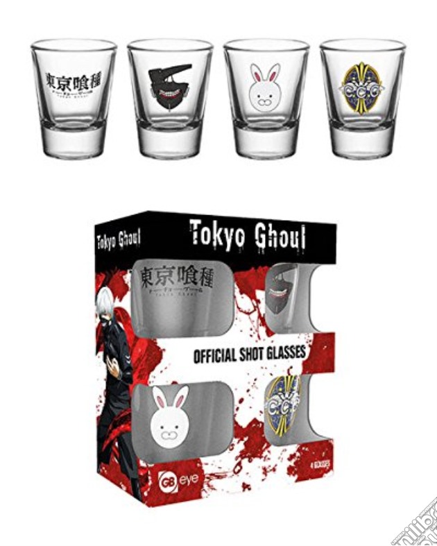 Tokyo Ghoul - Mix (set 4 Bicchieri Piccoli) gioco