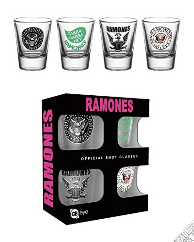 Ramones - Mix (Set 4 Bicchieri) gioco