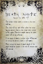 Death Note: GB Eye - Rules (Poster Maxi 61x91,5 Cm) gioco di GB Eye