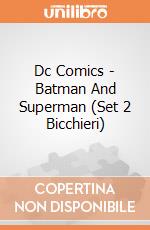Dc Comics - Batman And Superman (Set 2 Bicchieri) gioco di GB Eye
