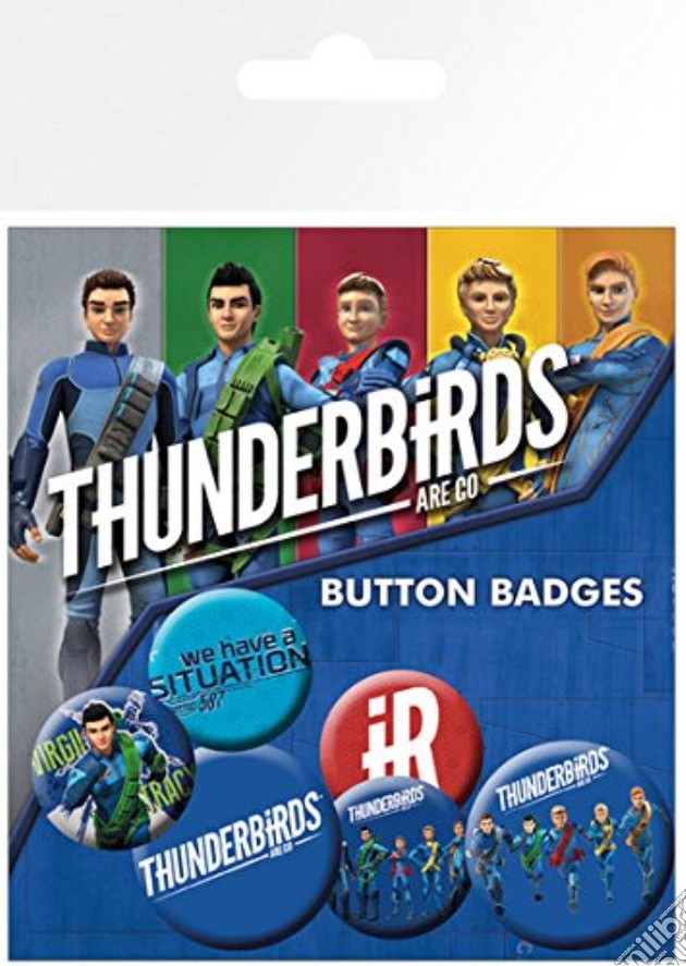 Thunderbirds Are Go - International Rescue (Badge Pack) gioco di GB Eye