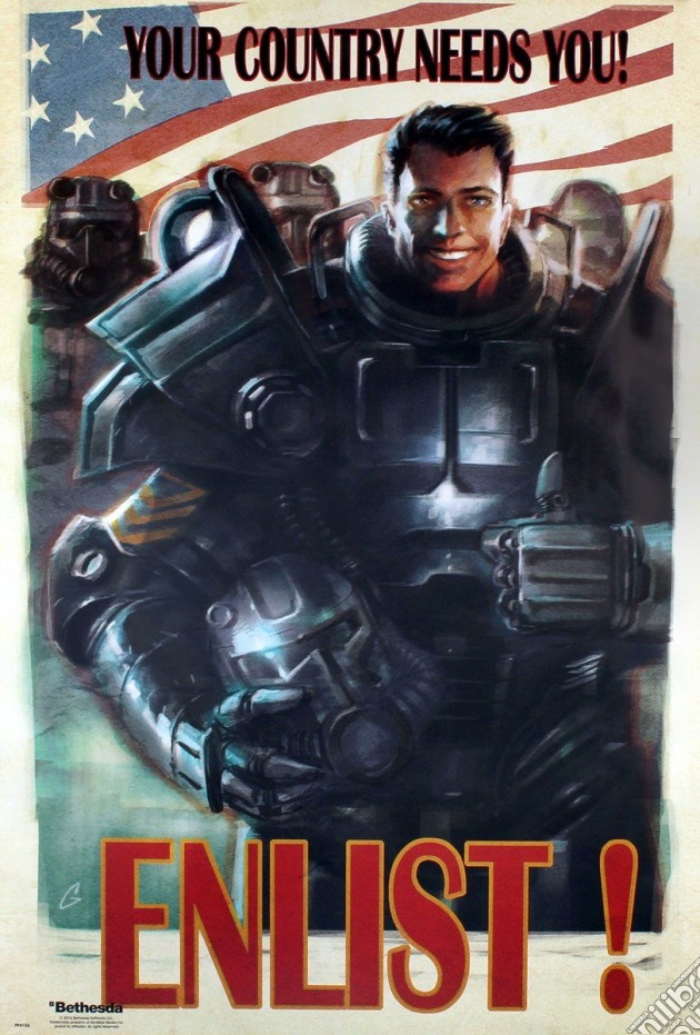 Fallout 4 - Enlist (Poster Maxi 61x91,5 Cm) gioco di GB Eye