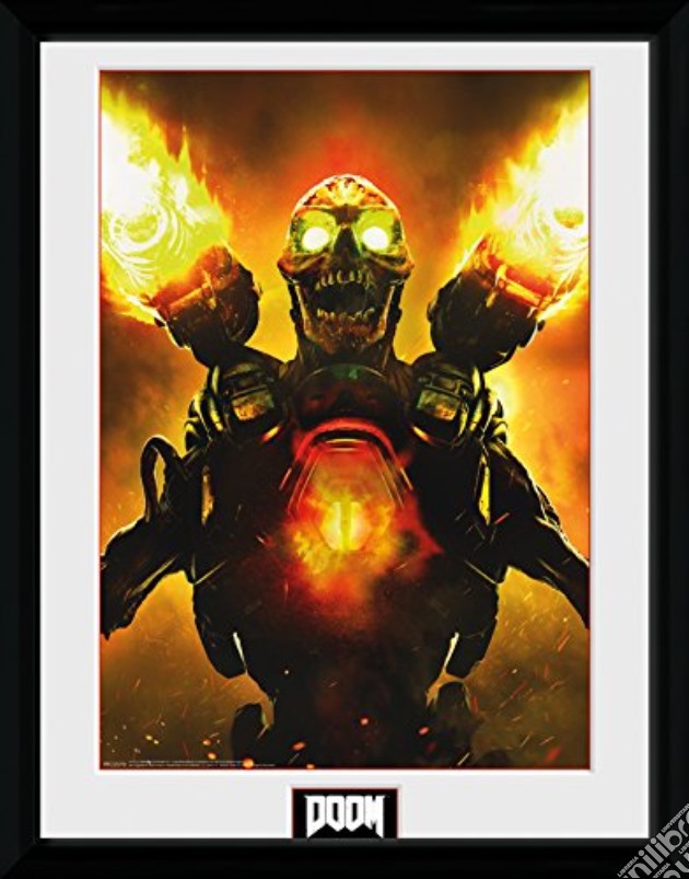 Doom - Key Art - Framed Photo 30x40 Cm gioco