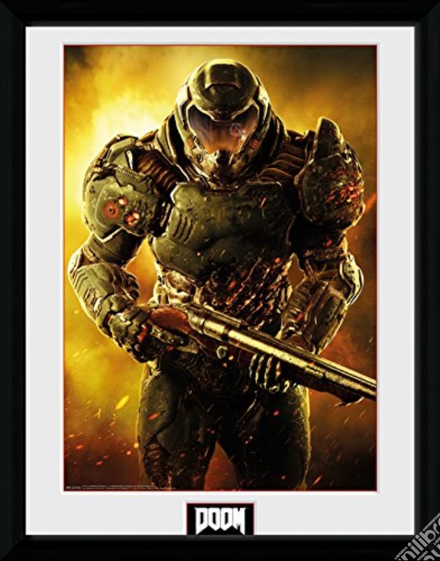 Doom: Gb Eye - Marine (Framed Print 30x40 Cm / Stampa In Cornice) gioco