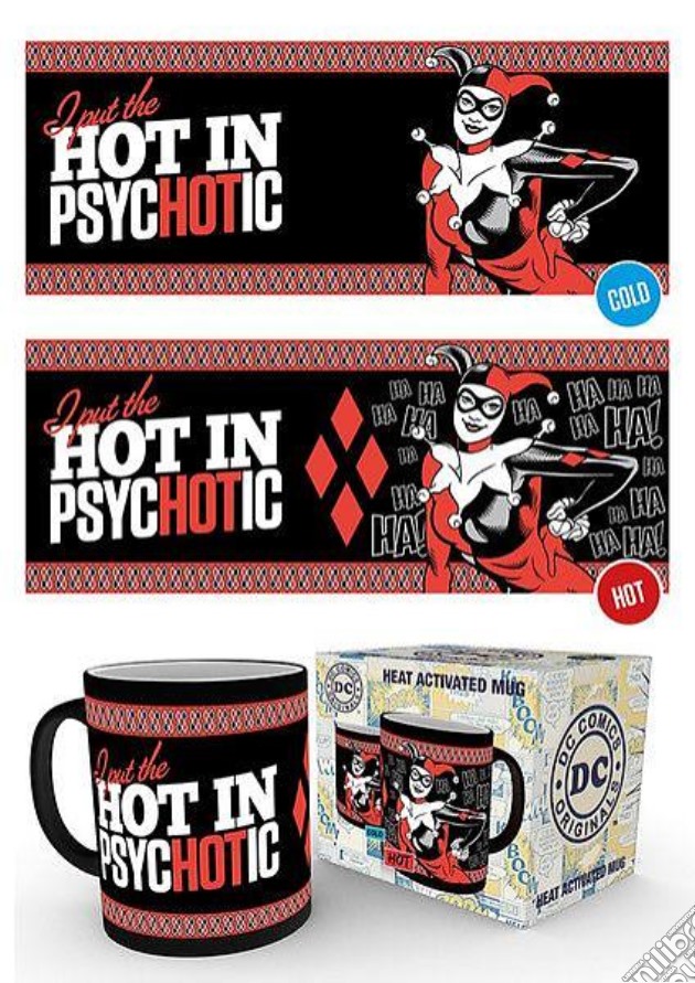 Dc Comics: ABYstyle - Psychotic (Mug Heat Change 320 ml / Tazza Termosensibile) gioco di GB Eye