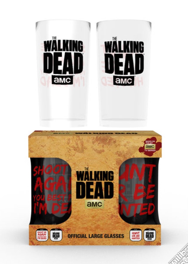 Walking Dead (The) - Type Large (Set 2 Bicchieri) gioco di GB Eye