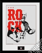 Wwe - The Rock (Foto In Cornice 30x40 Cm) giochi