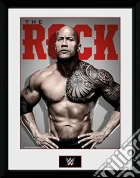 Wwe - The Rock Photo (Foto In Cornice 30x40 Cm) giochi