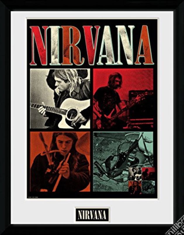 Nirvana - Squares (Foto In Cornice 30x40 Cm) gioco