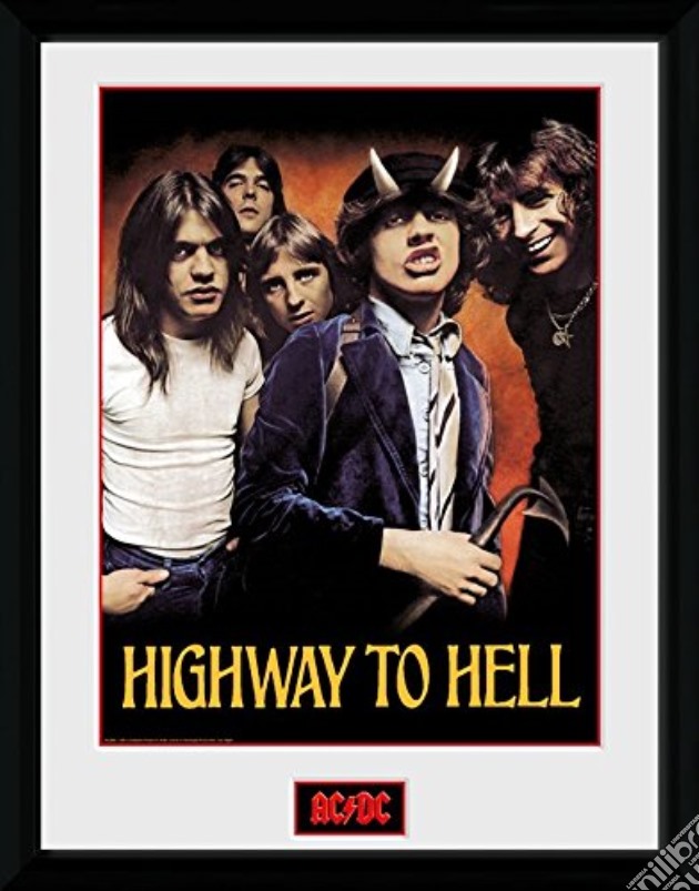 Ac/Dc: GB Eye - Highway To Hell (Stampa In Cornice 30x40 Cm) gioco