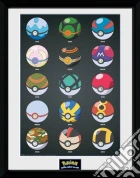 Pokemon - Pokeballs (Foto In Cornice 30x40 Cm) giochi