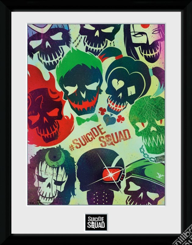 Suicide Squad - Skulls (Stampa In Cornice 30x40 Cm) gioco di GB Eye