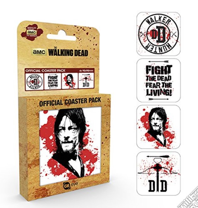 Walking Dead (The): Daryl (Set 4 Sottobicchieri) gioco di GB Eye