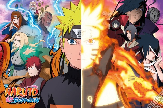 Naruto Shippuden - Split (Poster) gioco