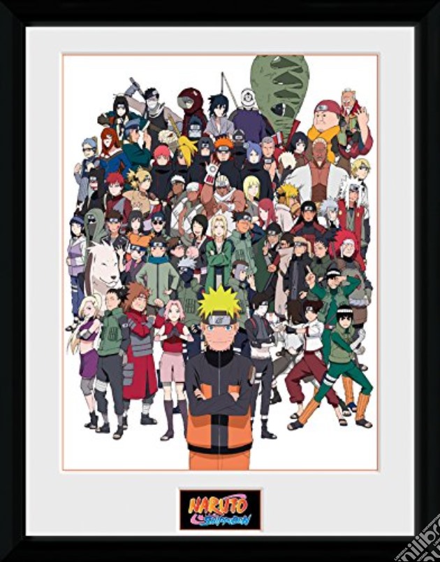 Naruto Shippuden - Group (Foto In Cornice 30x40cm) gioco