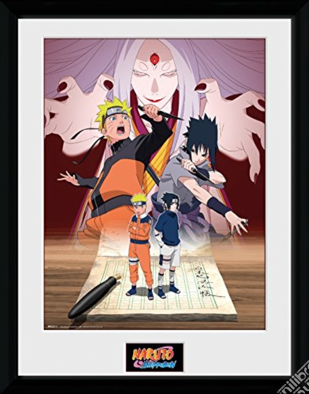 Naruto Shippuden - Naruto & Sasuke (Foto In Cornice 30x40cm) gioco