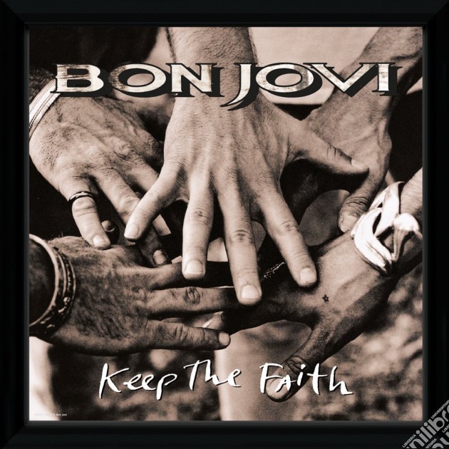 Bon Jovi - Keep The Faith (Stampa In Cornice 30x30 Cm) gioco di GB Eye