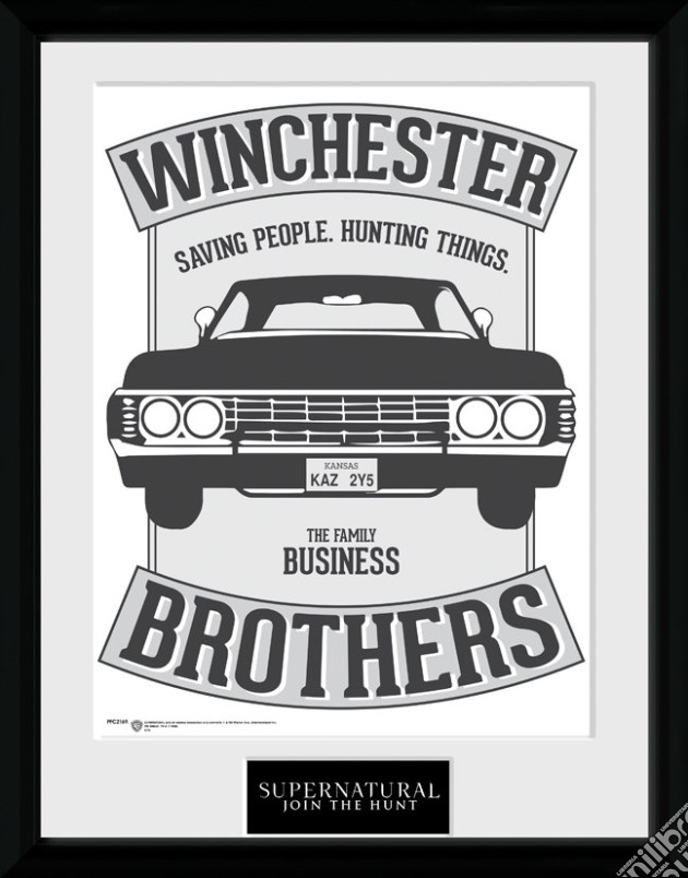 Supernatural - Winchester (Stampa In Cornice 30x40 Cm) gioco di GB Eye