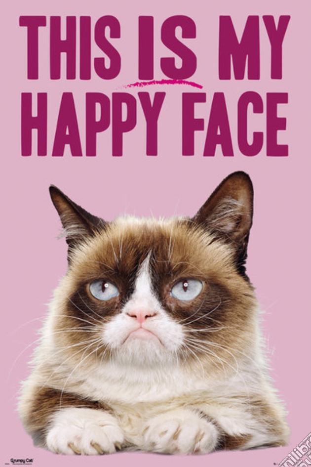 Grumpy Cat - Happy Face (Poster Maxi 61x91,5 Cm) gioco di GB Eye