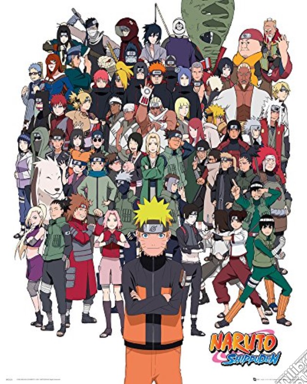 Naruto Shippuden - Group (Poster Mini 40x50 Cm) gioco di GB Eye